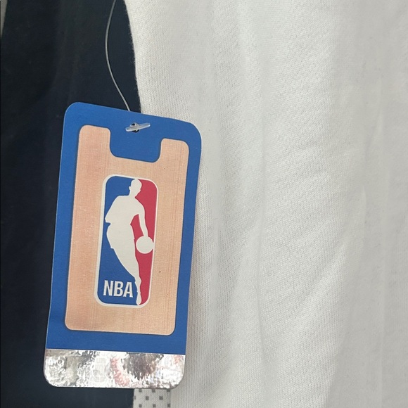 Mitchell & Ness NBA Nets Brooklyn Black White Crewneck Sweater NWT men’s Sz M - Picture 6 of 15